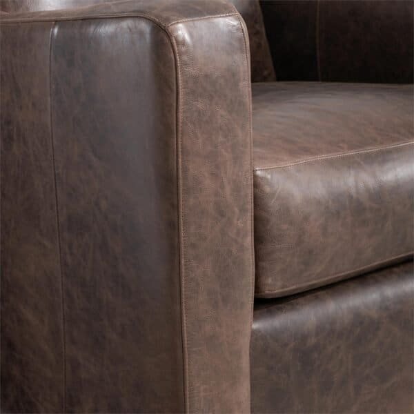 Ventura Leather Swivel Chair - Image 5