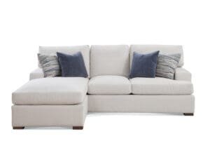 Cambria Chaise Estate Sofa with Reversible Ottoman