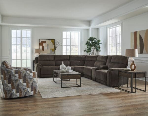 Country Club Modular Recliner Sectional - Image 4