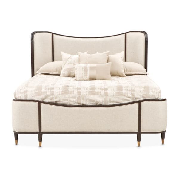 Camellia Field King Upholstered Bed