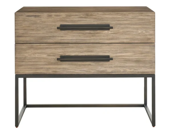 BOULDER METAL BASE NIGHTSTAND