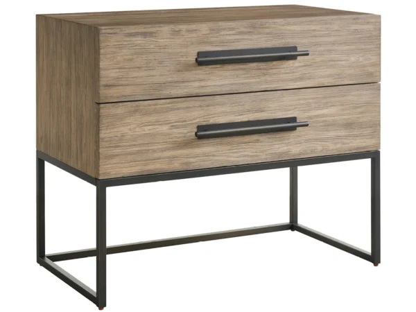 BOULDER METAL BASE NIGHTSTAND - Image 2