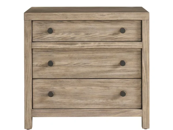 BOULDER THREE DRAWER NIGHTSTAND