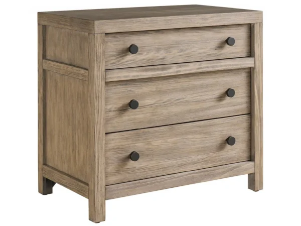 BOULDER THREE DRAWER NIGHTSTAND - Image 2