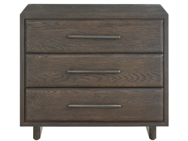 SABLE THREE DRAWER NIGHTSTAND