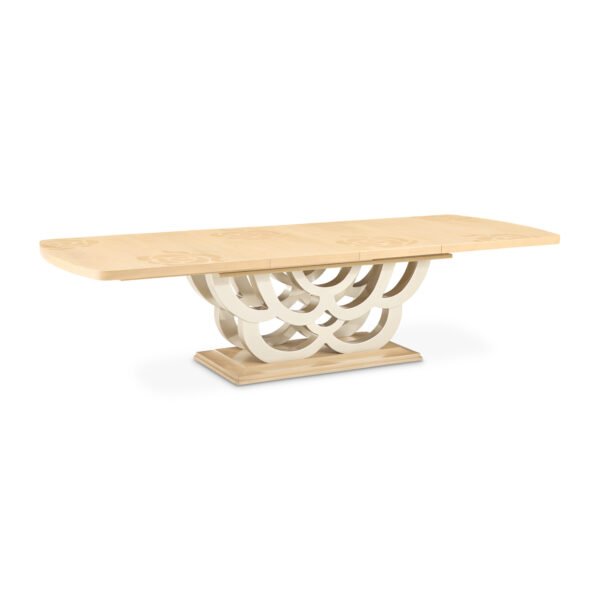 Camellia Field Rect. Pedestal Dining Table - Image 3