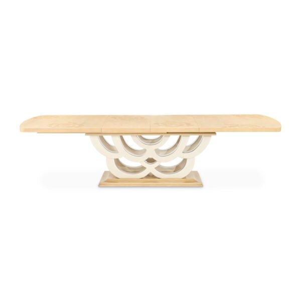 Camellia Field Rect. Pedestal Dining Table - Image 2