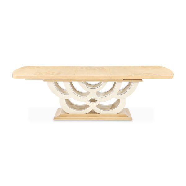 Camellia Field Rect. Pedestal Dining Table