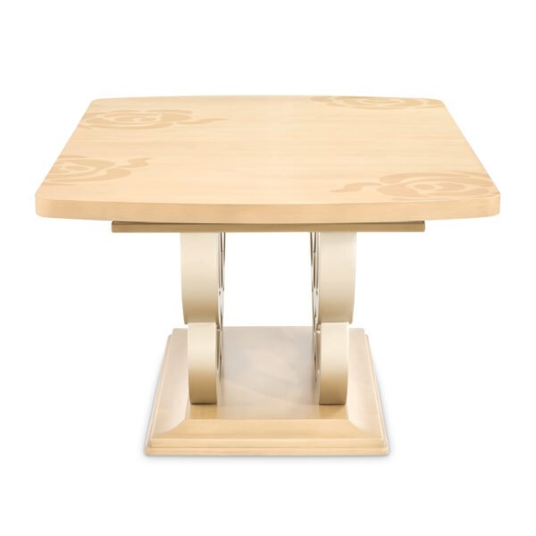 Camellia Field Rect. Pedestal Dining Table - Image 5