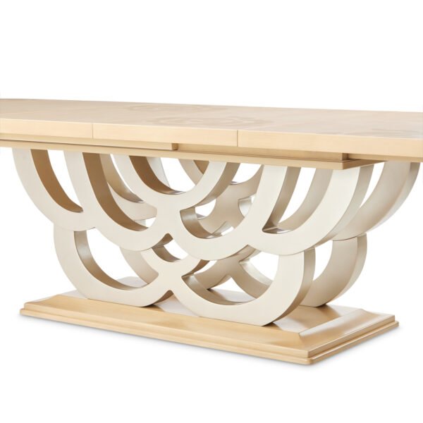 Camellia Field Rect. Pedestal Dining Table - Image 7