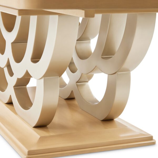 Camellia Field Rect. Pedestal Dining Table - Image 9