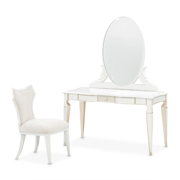 LA MARISIA  Vanity Set With Mirror & Chair