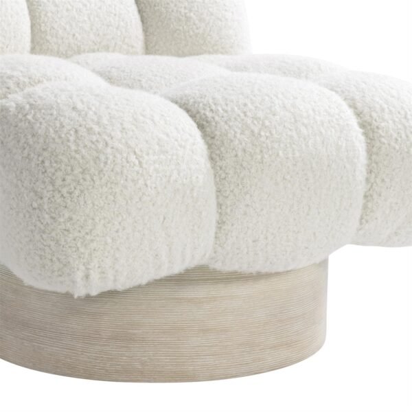 Nico Fabric Swivel Chair - Image 6