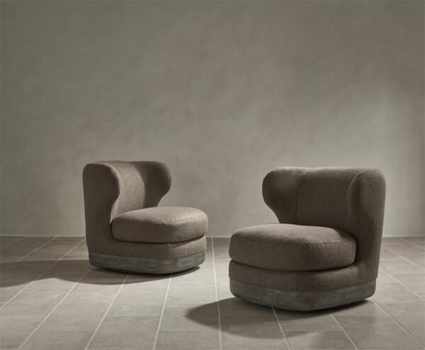 Beck Fabric Swivel Chair - Image 5