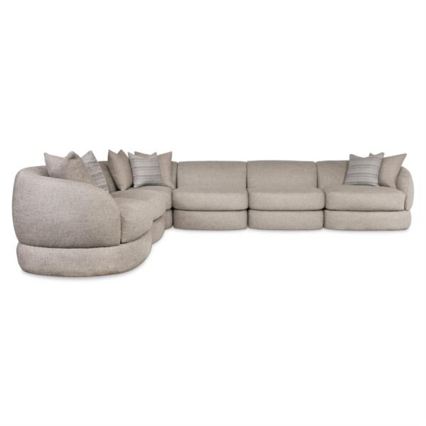 Sylvio 6pc Fabric Sectional - Image 2