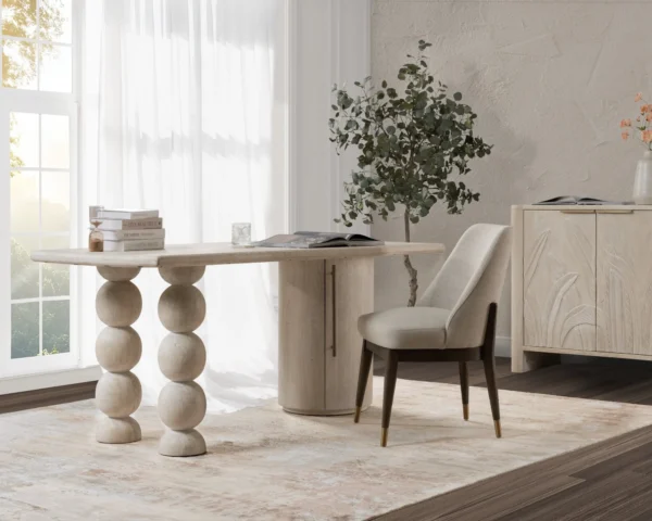 Adir Solid Wood Desk - Image 9