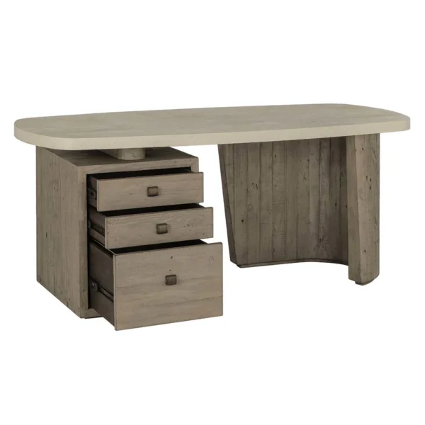 Angus Solid Wood Desk - Image 2