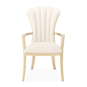 Fantosini Gold Finish: Gold Leaf  Dining Arm Chair