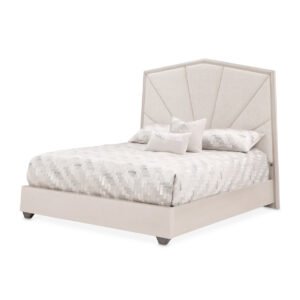 Fantosini Eastern King Panel Bed Silver