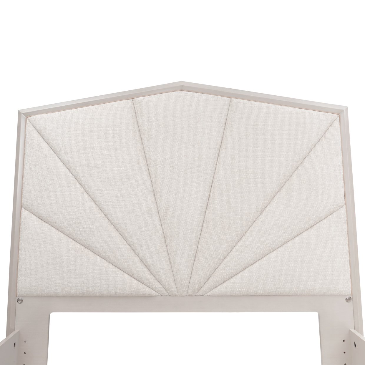 Fantosini Eastern King Panel Bed Silver - Image 5