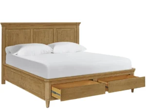 BRINDLE STORAGE BED KING