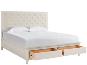 WILLOW UPHOLSTERED STORAGE BED KING