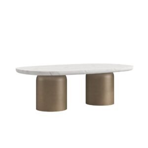 Verge Oval Cocktail Table