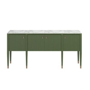 Eave Sideboard/stone top-Darkened Sage
