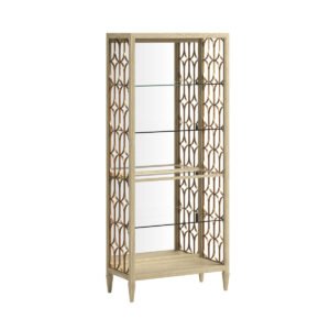 Eave Etagere/Bookcase-Sundrench Oak