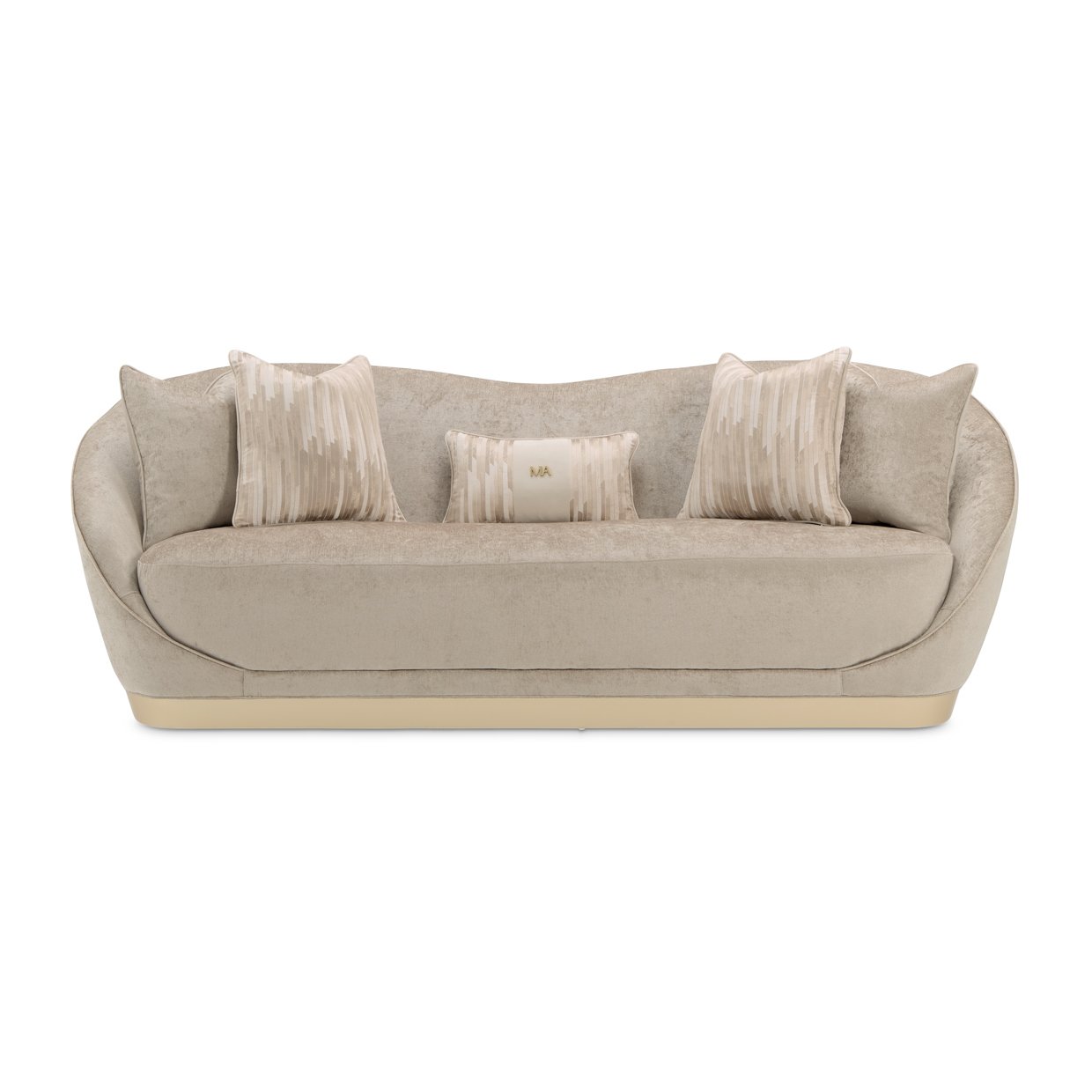 La Rachelle Champagne Sofa