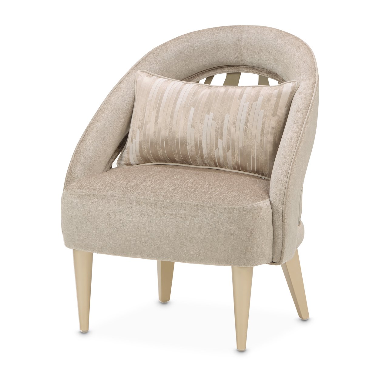 La Rachelle Champagne Accent Chair