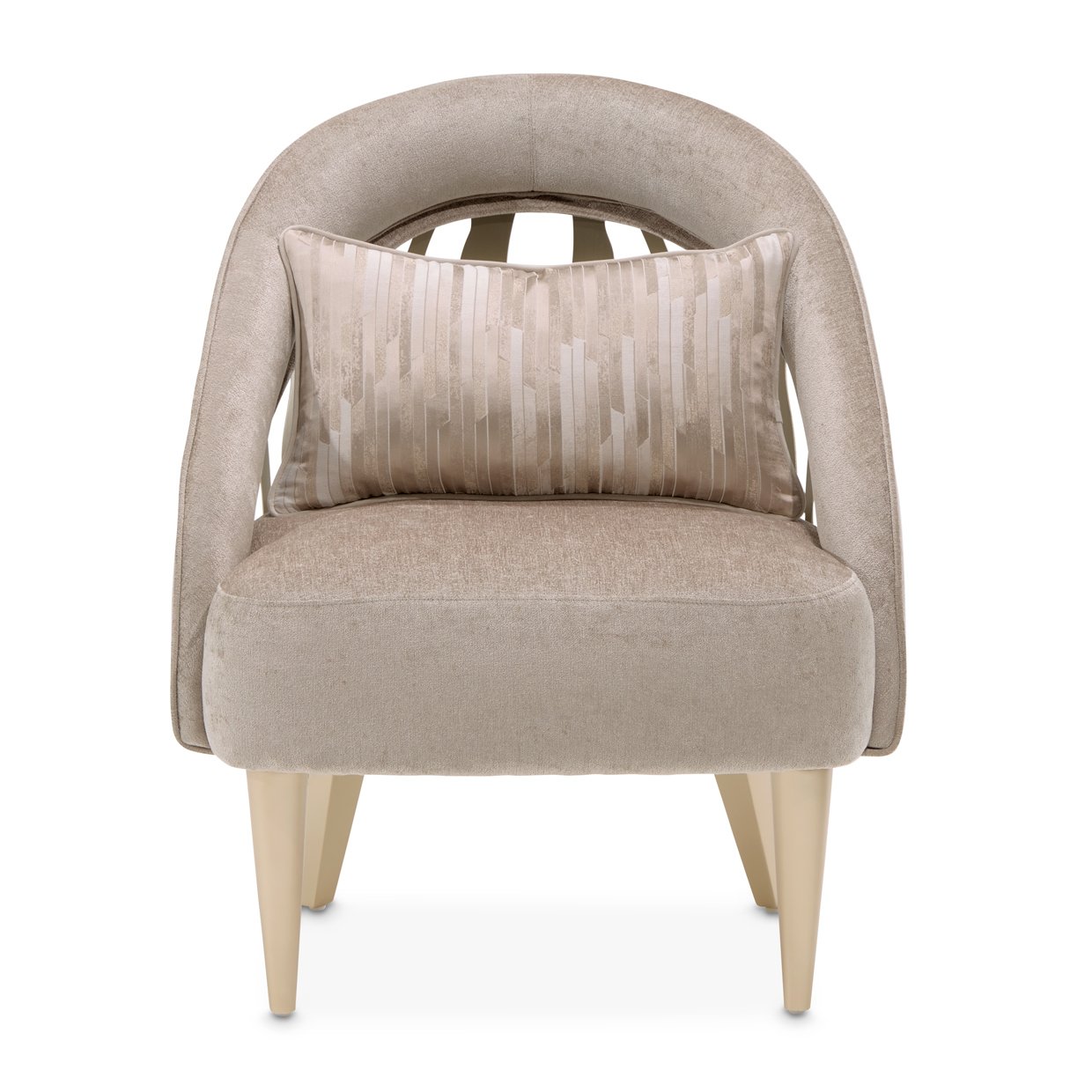 La Rachelle Champagne Accent Chair - Image 2