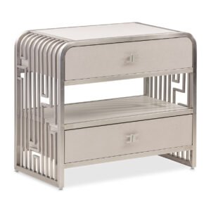 Roxbury Park Metal Nightstand