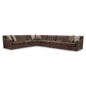 Candace 4 Pc Leather Sectional