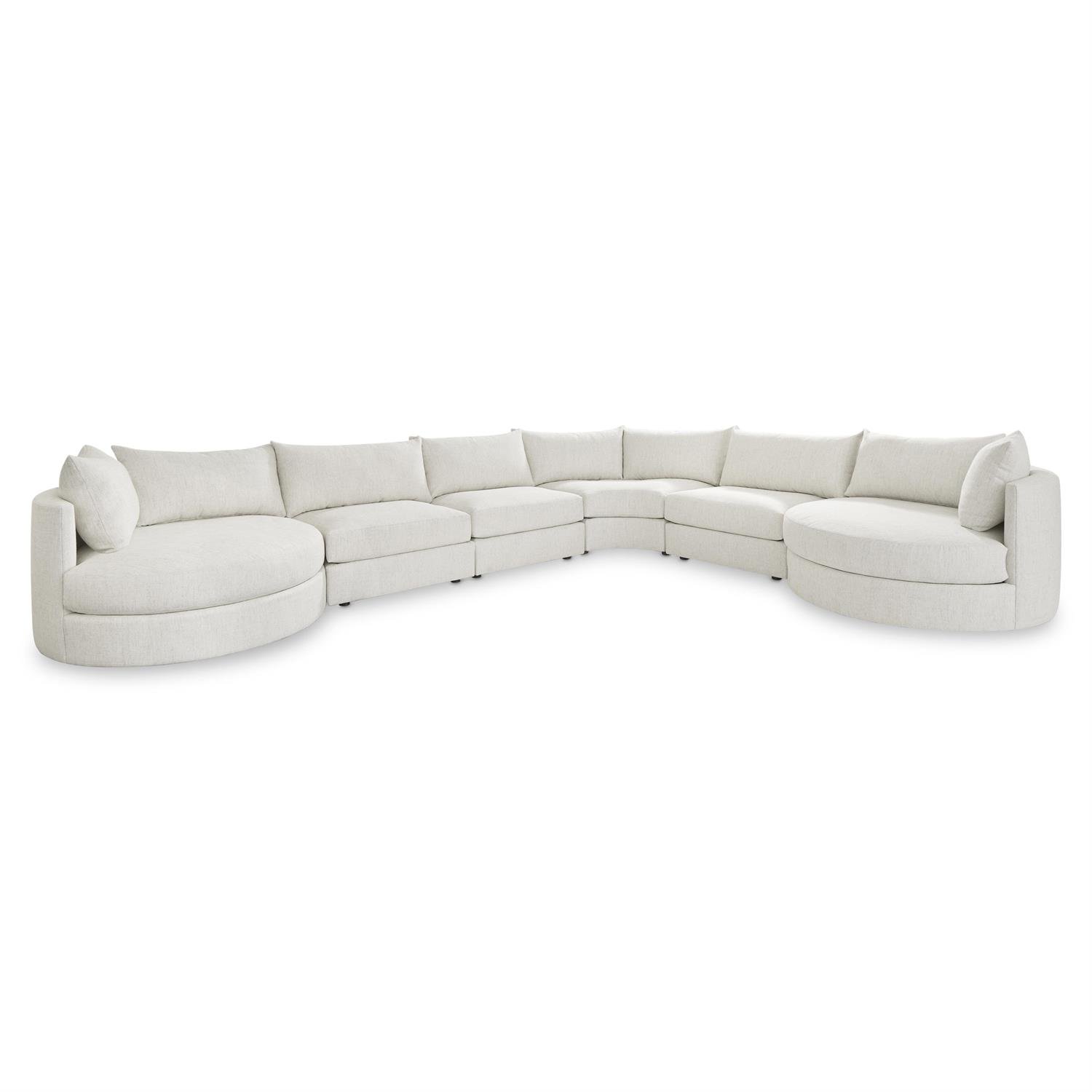 Ferris 6 Pc Fabric Sectional - Image 4