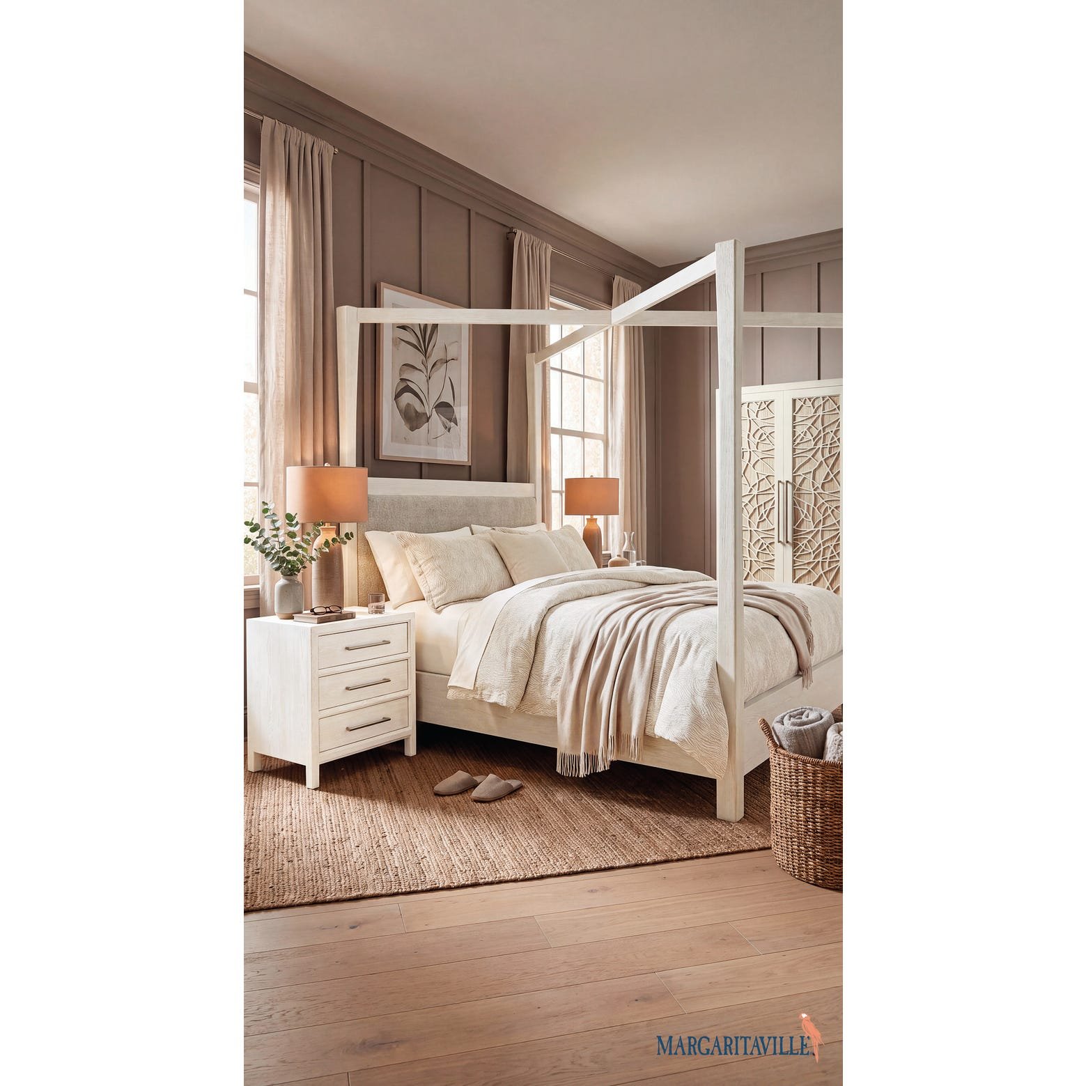 Margaritaville King Poster Bed - Image 4